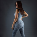 Sportswear Комплект Легінси + Спортивний Топ Сірий Grey