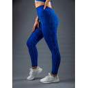 Спортивний одяг Комплект Легінси + Спортивний Топ Синій Cиній