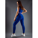 Спортивний одяг Комплект Легінси + Спортивний Топ Синій Cиній