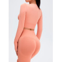 Sportswear Комплект Легінси з Push-Up Ефектом + Рашгард Персиковий Pink