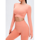 Sportswear Комплект Легінси з Push-Up Ефектом + Рашгард Персиковий Pink