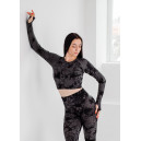 Кофти Рашгард Сіро Чорний Сірий