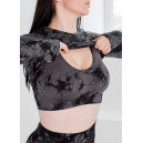 Sportswear Топ Спортивний Сіро Чорний Grey