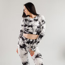 Кофти Рашгард Чорно Білий Чорний/білий