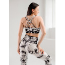 Sportswear Топ Спортивний Чорно Білий Black/white