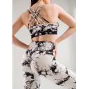 Sportswear Топ Спортивний Чорно Білий Black/white