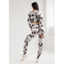 Спортивний одяг Легінси Чорно Білі з Push-Up Ефектом Чорний/білий