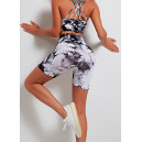 Shorts Спортивні Шорти Чорно Білі з Push-Up Ефектом Black/white