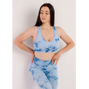 Спортивний одяг Топ Спортивний Небесно Голубий Блакитний