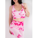 Sportswear Топ Спортивний Біло Рожевий Pink