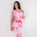 Sportswear Топ Спортивний Біло Рожевий Pink