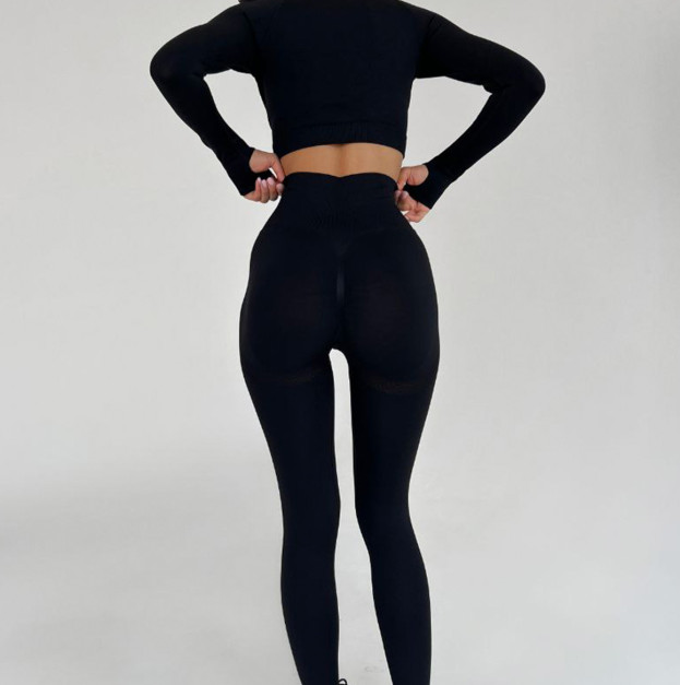 Легінси Чорні з Push-Up Ефектом