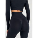 Sportswear Легінси Чорні з Push-Up Ефектом Black