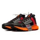 Кроссовки Reebok Zig Kinetica Edge Black Grey Orange FU8182 Черный, Оранжевый