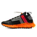 Кроссовки Reebok Zig Kinetica Edge Black Grey Orange FU8182 Черный, Оранжевый