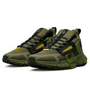 Кроссовки Reebok Zig Kinetica Edge Cozy Shock Absorption Khaki Yellow Оливковый
