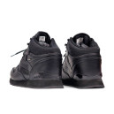 Кроссовки Reebok Classic High Leather Black С МЕХОМ Черный
