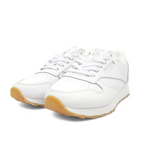 Reebok Classic Leather White Gym С ФЛИСОМ