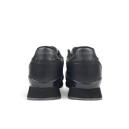 Кроссовки Reebok Classic Leather Black Grey С ФЛИСОМ Черный/серый