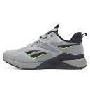 Кроссовки Reebok Nano X2 Light Gray Black С ФЛИСОМ Черный/серый