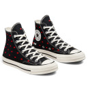 Sneakers Converse High Chuck 70 Embroidered Lips High Love Me Black A01600C Black/red