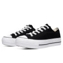 Кеди Кеди Converse Chuck Taylor All Star Lift Platform Canvas White Laces 560351C Чорний/білий