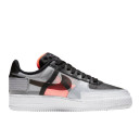 Кросівки Nike Air Force 1 Type Black Hyper Crimson CQ2344-001 Різнокольорові