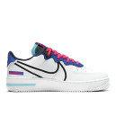 Кросівки Nike Air Force 1 Low React White Astronomy Blue Laser Crimson CT1020-102 Різнокольорові
