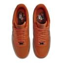 Кроссовки Nike Air Force 1 Low Orange Skeleton CU8067-800 Оранжевый