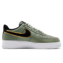 Кросівки Nike Air Force 1 Low '07 Double Swoosh Olive Gold Black DA8481-300 Оливковий