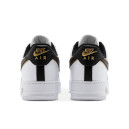 Кроссовки Nike Air Force 1 Low '07 Double Swoosh White Metallic Gold DA8481-100 Черный/белый