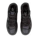 Кросівки Nike Air Force 1 Low Black Double Laces Чорний