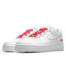 Кроссовки Nike Air Force 1 Low Supreme White CU9225-100 Белый, Белый/красный
