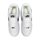 Кросівки Nike Air Force 1 Low White Black Winter С МЕХОМ Чорний/білий