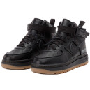 Кросівки Nike Air Force 1 Mid Gore-Tex Winter Termo Black Gym С МЕХОМ Чорний
