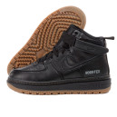 Кросівки Nike Air Force 1 Mid Gore-Tex Winter Termo Black Gym С МЕХОМ Чорний