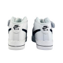 Кроссовки Nike Air Force 1 High White Black Logo Winter С МЕХОМ Черный/белый
