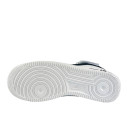 Кроссовки Nike Air Force 1 High White Black Logo Winter С МЕХОМ Черный/белый