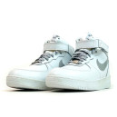 Кроссовки Nike Air Force 1 High White Reflective Winter С МЕХОМ Белый/серый