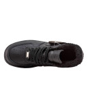 Кросівки Nike Air Force 1 Low Black Winter С МЕХОМ Чорний