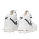 Кроссовки Nike Air Force 1 High White Black Winter С МЕХОМ Черный/белый