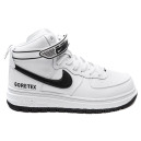 Кросівки Nike Air Force Gore-Tex Winter Termo С ФЛИСОМ Чорний/білий