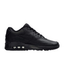 Кроссовки Nike Air Max 90 Leather Black 302519-001 Черный