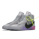 Кроссовки Nike Blazer Mid Off-White Wolf Grey Serena Queen AA3832-002 Разноцветные