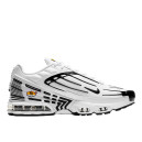 Кросівки Nike Air Max Plus 3 Leather White Black CK6716-100 Чорний/білий