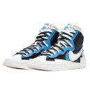 Кроссовки Nike Blazer Mid sacai White Black Legend Blue BV0072-001 Разноцветные
