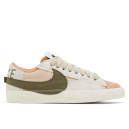 Кроссовки Nike Blazer Low 77 Jumbo Sanddrift Medium Olive DQ1470-105 Бежевый