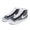 Кросівки Nike Blazer Grey White Winter С МЕХОМ Сірий