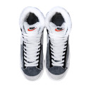 Кросівки Nike Blazer Grey White Winter С МЕХОМ Сірий