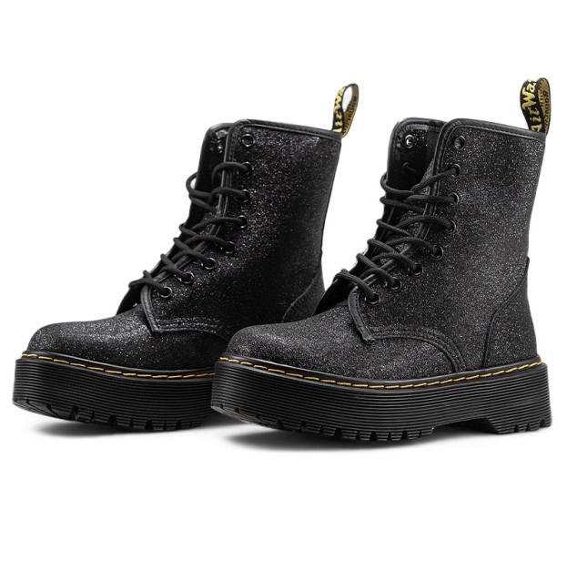 Dr. Martens Jadon Leather Platform Boots Galaxy